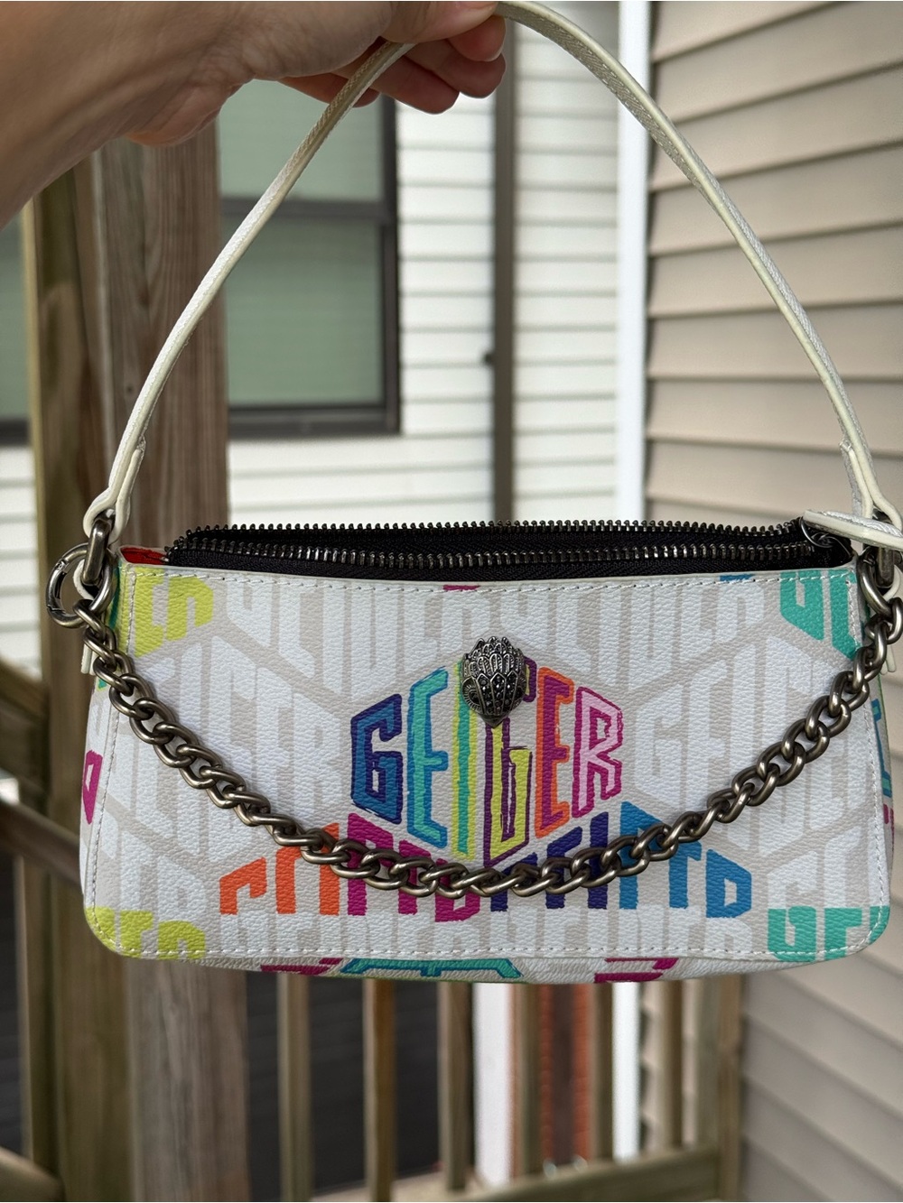 Kurt Geiger London Richmond Pochette Shoulder Bag Mini Handbag Purse Tote NWT